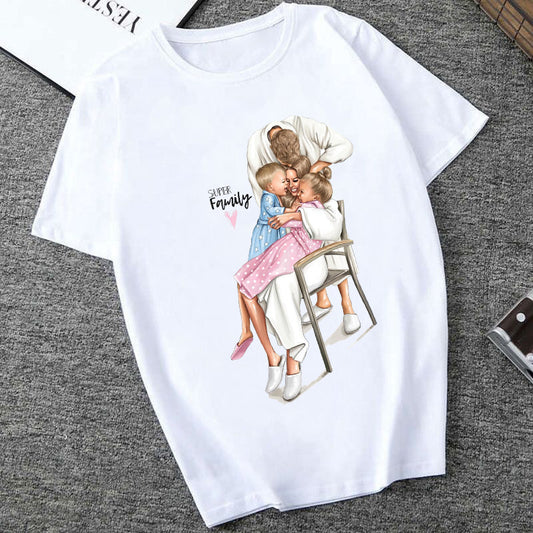 Women's Printed T-Shirt – Short Sleeve Casual Streetwear