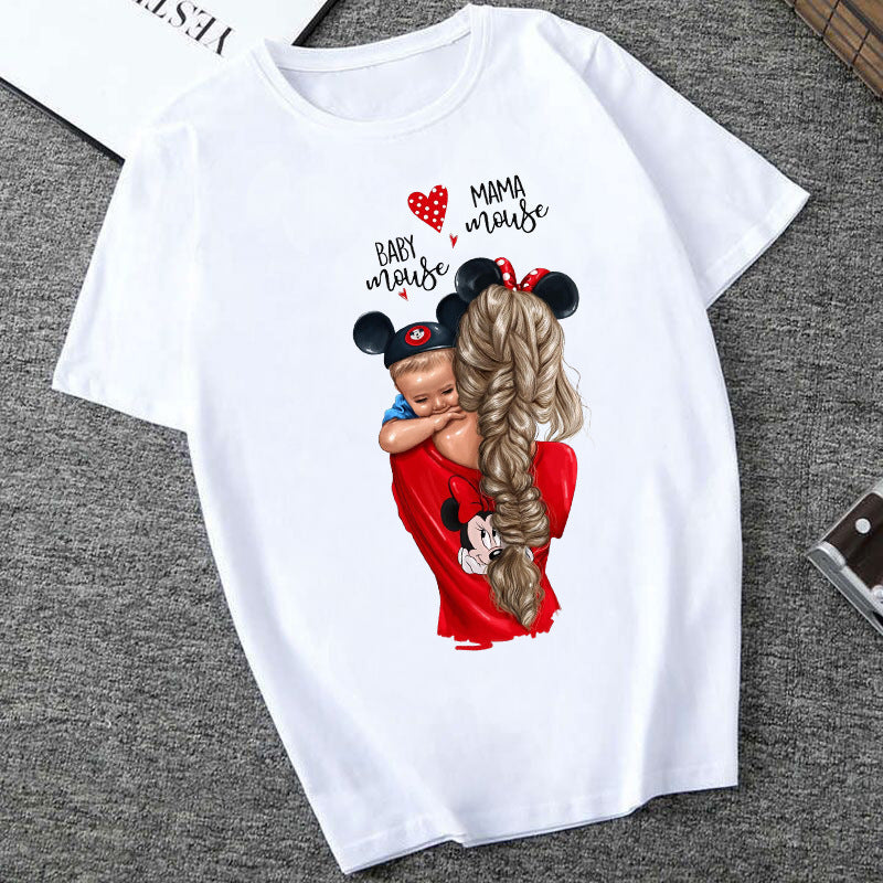 Women's Printed T-Shirt – Short Sleeve Casual Streetwear